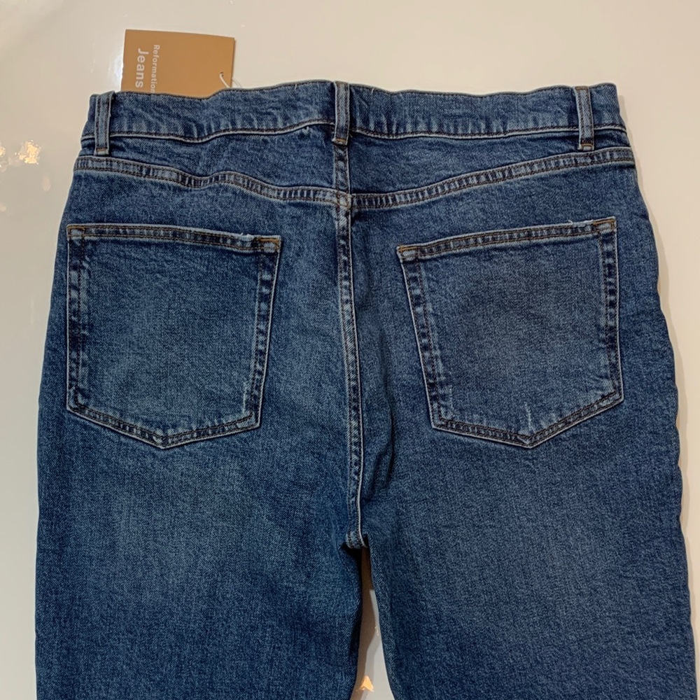 Reformation High & Skinny Crop Jeans Syracuse Wash • Size 31 • NWT - Picture 8 of 10